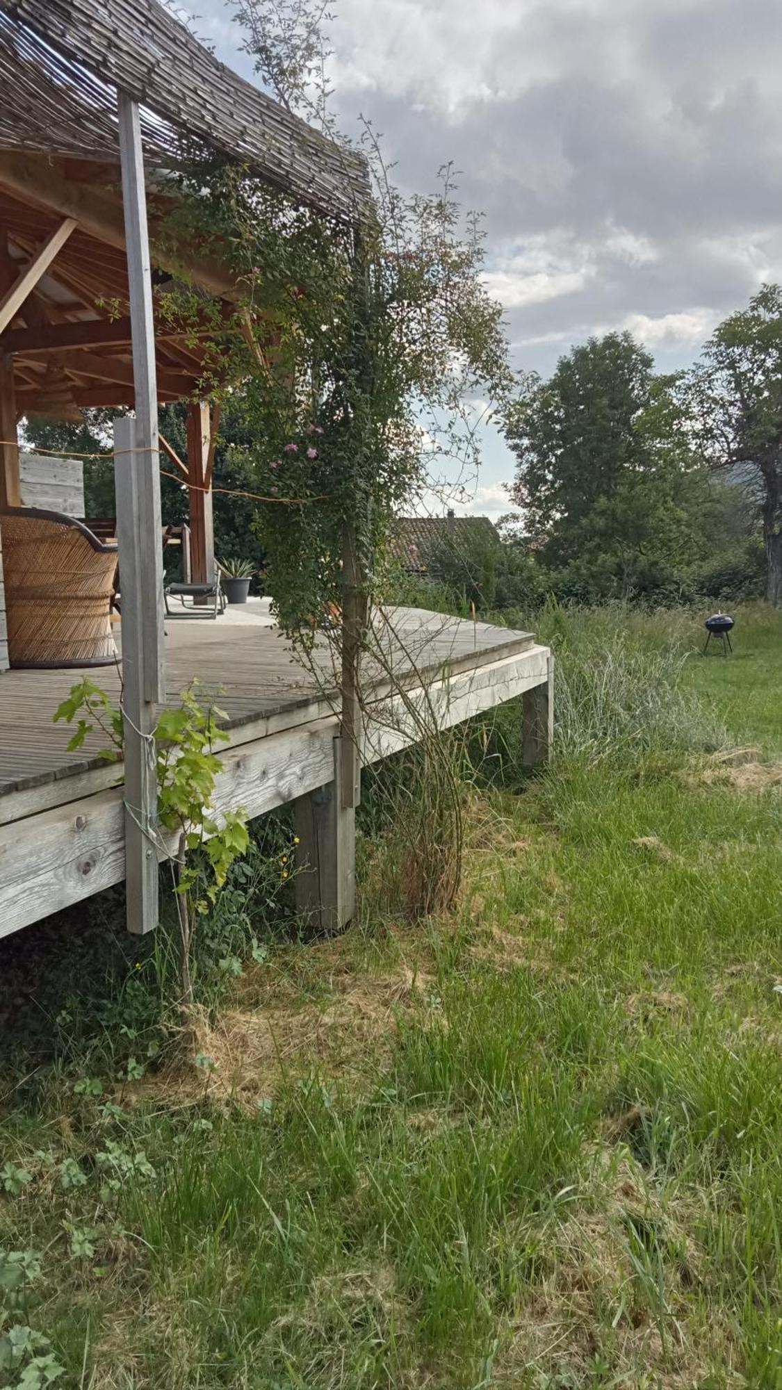 Appartement L'Oiseau Rieur à Darbres Extérieur photo